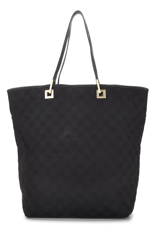 Black GG Canvas Tote, , large image number 3