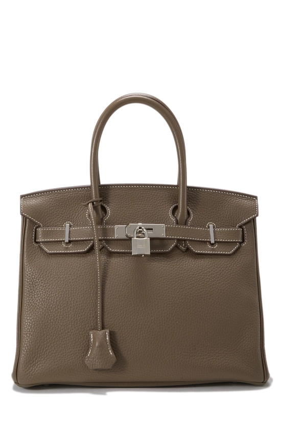 Etoupe Clemence Birkin 30, , large image number 0