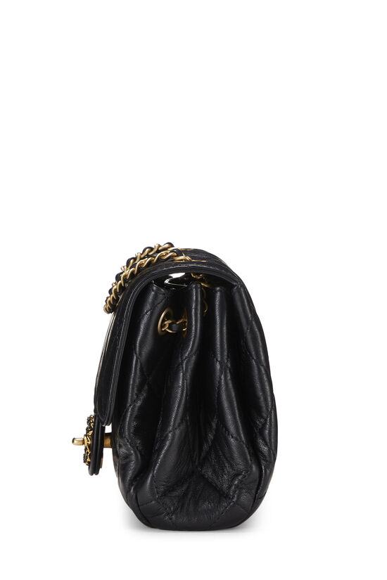 Chanel Black Quilted Lambskin Classic Square Flap Mini