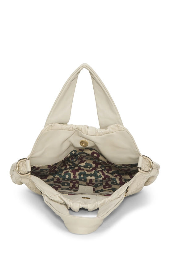 Cream Guccissima Hysteria Convertible Hobo Small, , large image number 5
