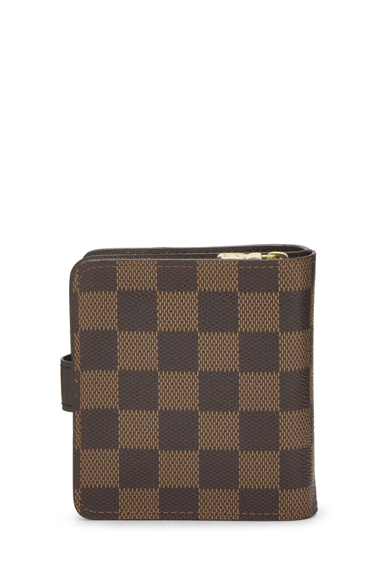 Damier Ebene Compact Zip Wallet, , large image number 2