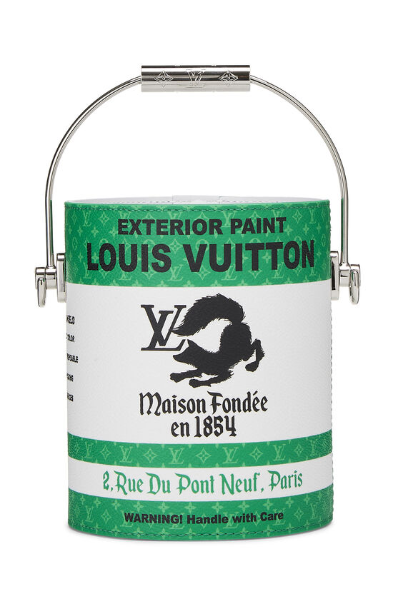 LOUIS VUITTON Paint Can Bag Green Monogram Crossbody/Tote NEW LV Virgil  Abloh