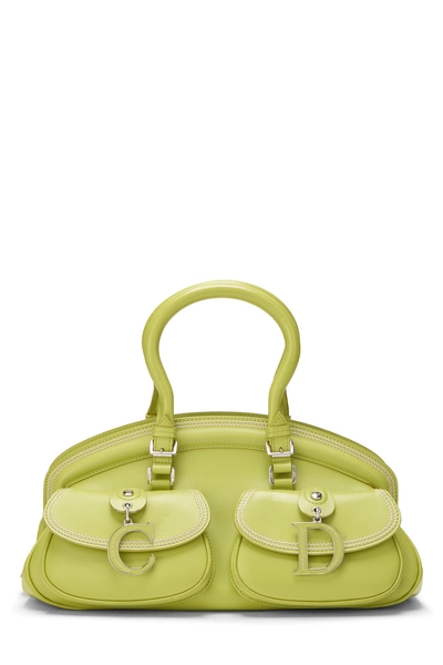 Green Calfskin Detective Satchel