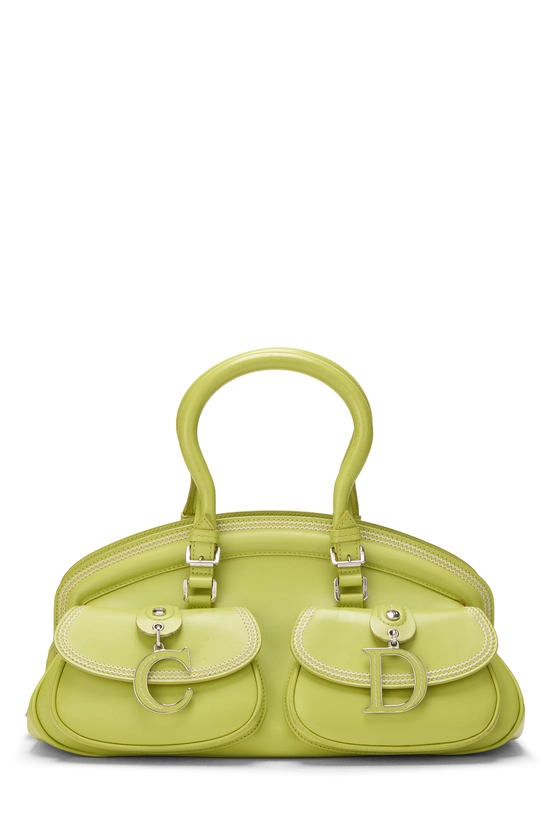 Green Calfskin Detective Satchel, , large image number 0