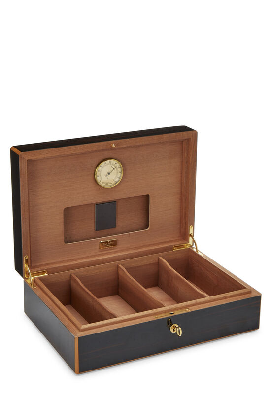 Brown Mahogany Lacquer Humidor Cigar Case, , large image number 1