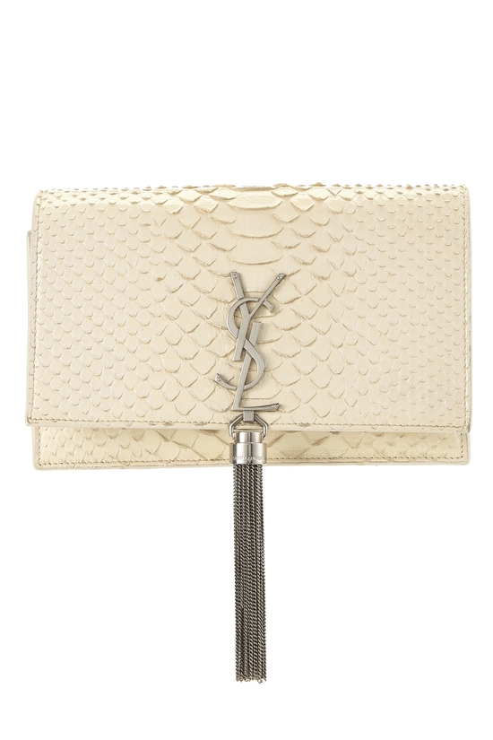 White Python Kate Tassel Wallet On Chain (WOC), , large image number 0