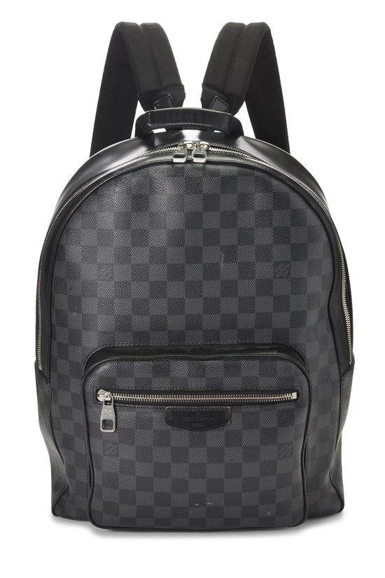 Black Damier Graphite Josh Backpack, , large image number 0