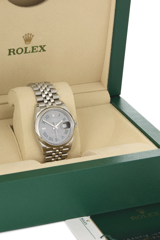 Wimbledon Stainless Steel  Datejust 126200 36mm, , large image number 8