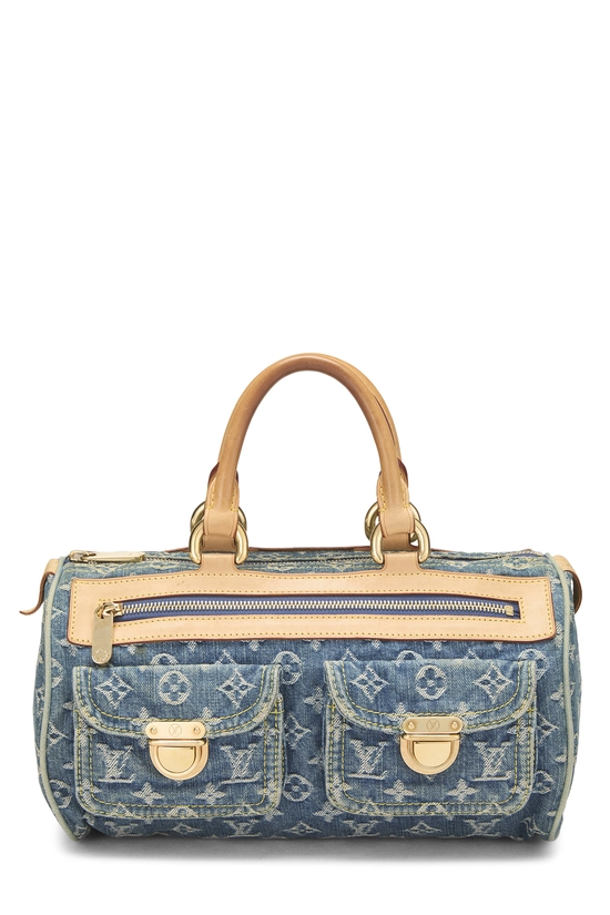 Blue Monogram Denim Neo Speedy, , large image number 0