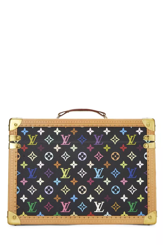 Takashi Murakami x Louis Vuitton Black Monogram Multicolore Canvas Boite Pharmacie, , large image number 3