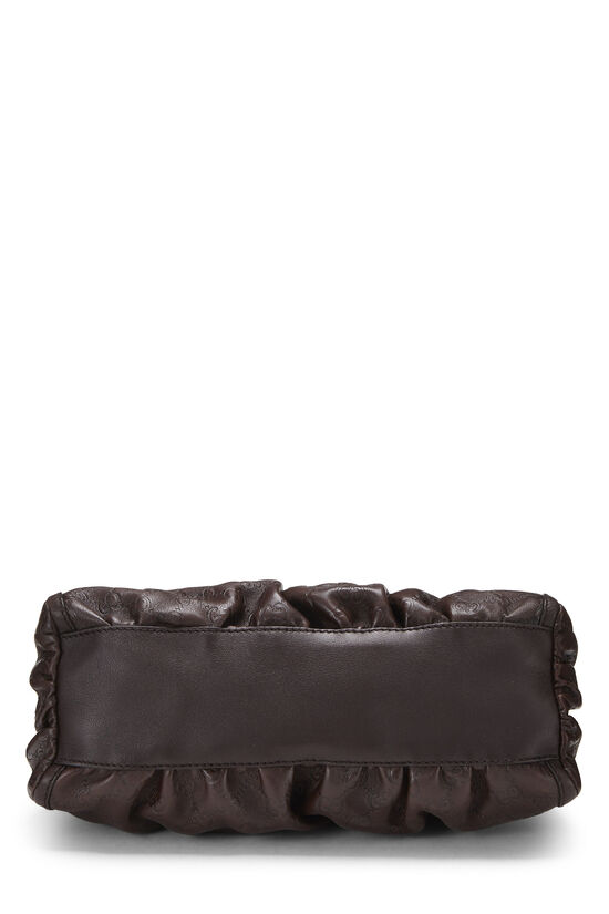 Brown Guccissima D-Ring Abbey Shoulder Bag Small, , large image number 4