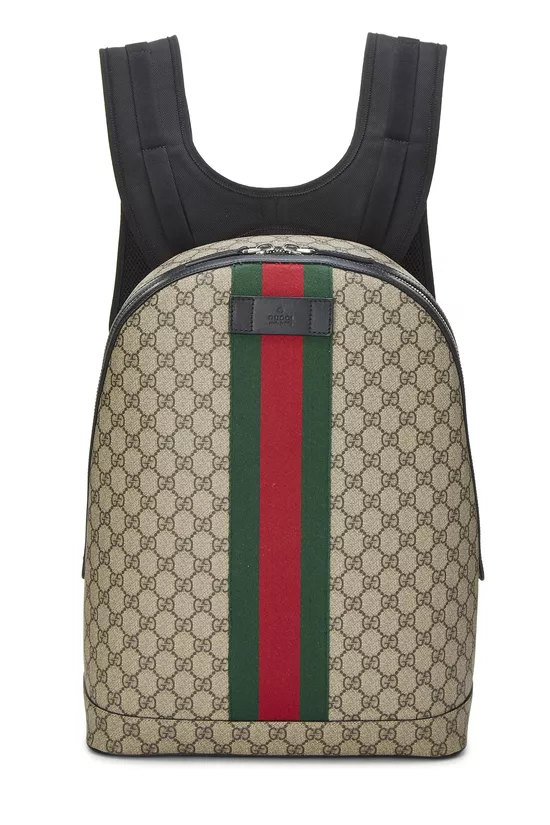 Original GG Supreme Canvas Web Backpack Medium, , large image number 0