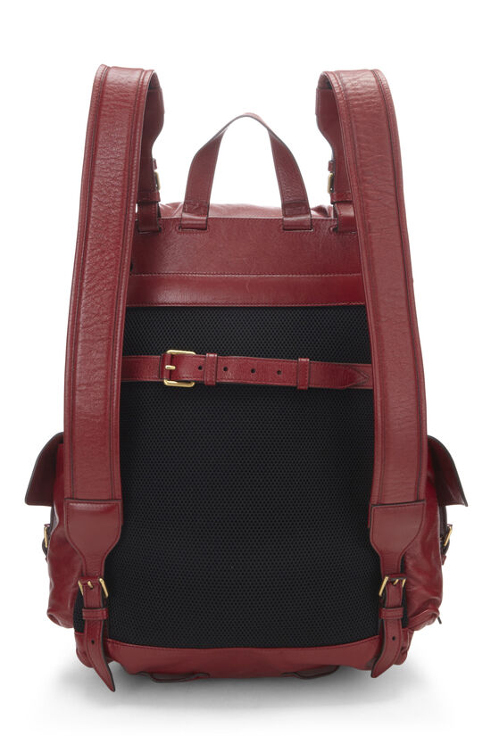 Red Leather (RE)BELLE Backpack, , large image number 3