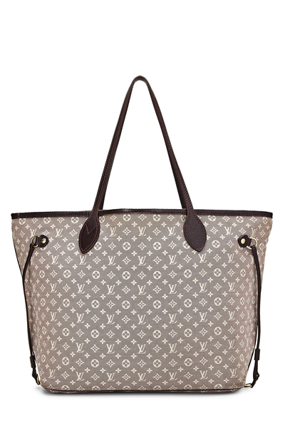 Burgundy Monogram Idylle Neverfull MM