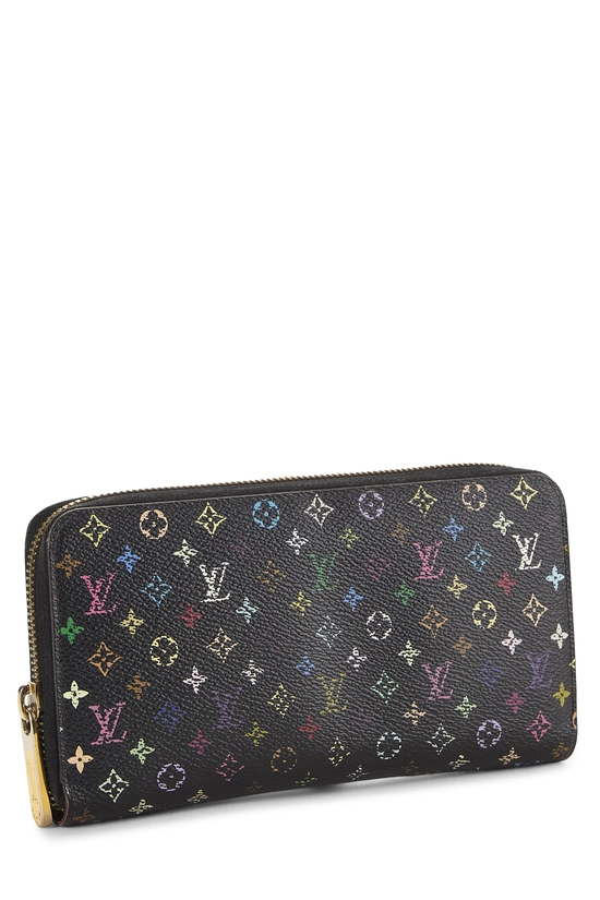 Takashi Murakami x Louis Vuitton Black Monogram Multicolore Zippy Continental, , large image number 1