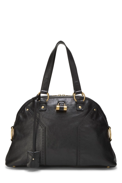 YSL Black Leather Muse Large