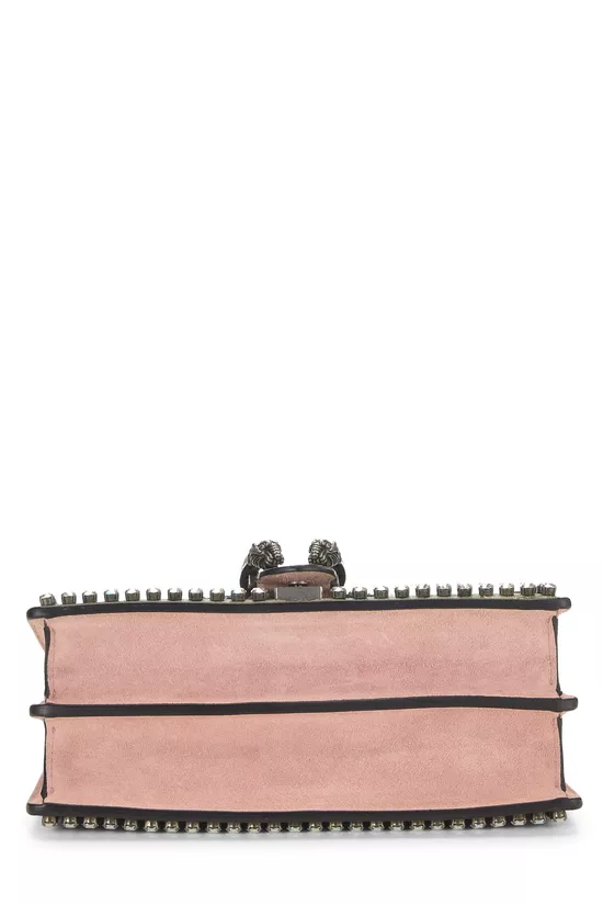 Pink GG Supreme Crystal Embellished Dionysus Shoulder Bag Small, , large image number 4