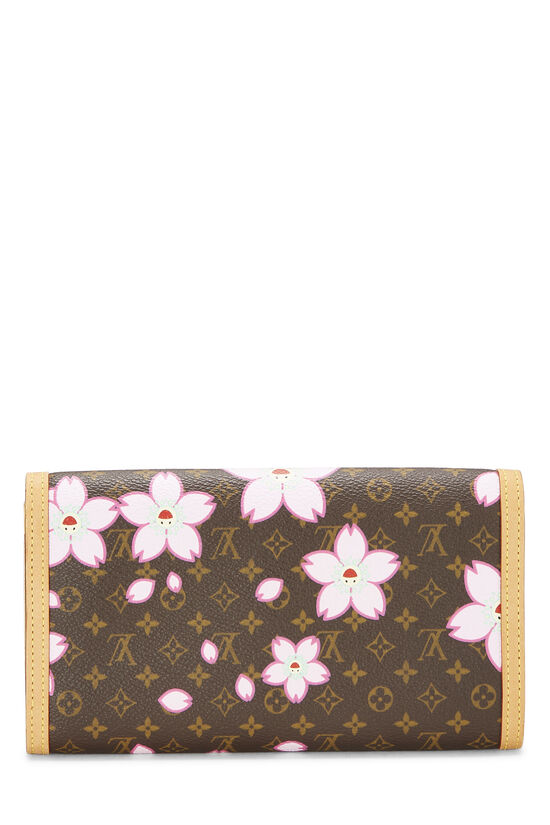 Takashi Murakami x Louis Vuitton Monogram Cherry Blossom International Wallet, , large image number 2