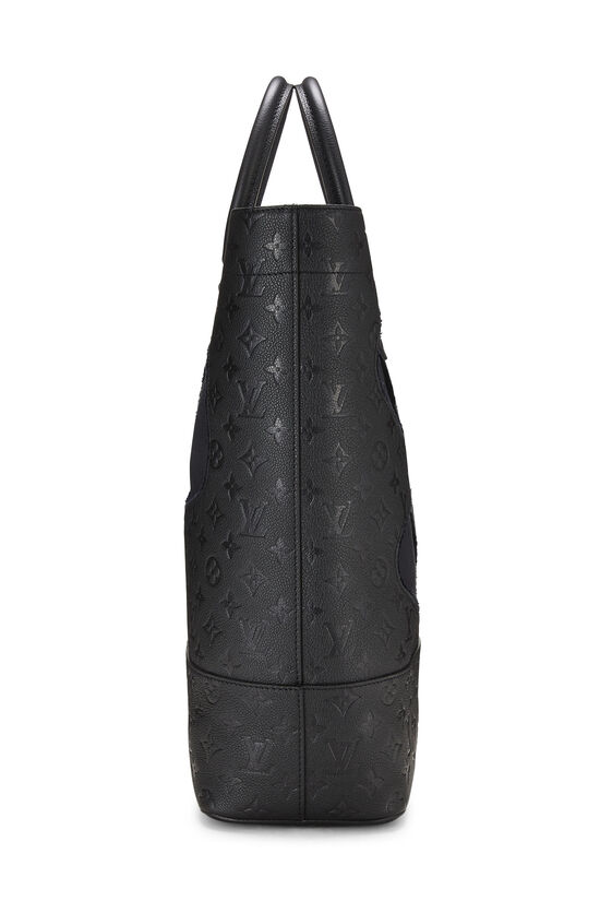Comme Des GarÃ§ons x Louis Vuitton Black Monogram Empreinte Bag with Holes MM, , large image number 3