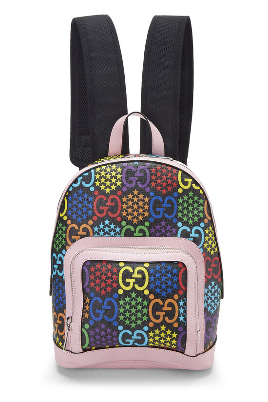 Multicolor GG Supreme Psychedelic Backpack Small, , large image number 0