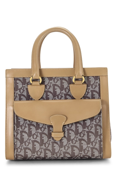 Christian Dior Beige Trotter Front Pocket Tote