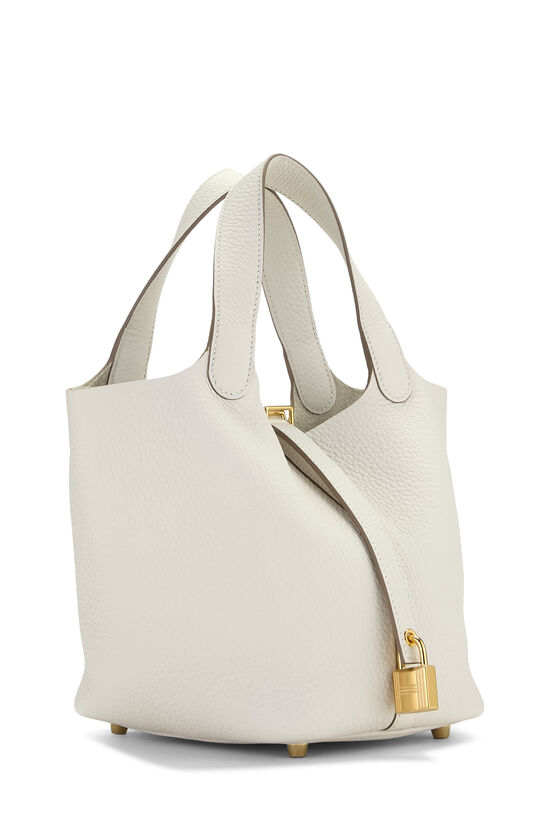 New White Clemence Picotin Lock 18, , large image number 1