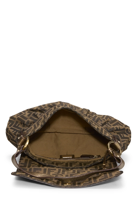 Brown Zucca Canvas Chef Hobo, , large image number 5