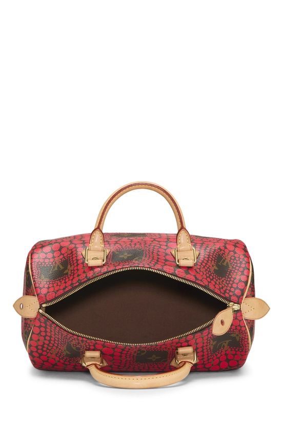 Yayoi Kusama x Louis Vuitton Red Monogram Dots Infinity Speedy 30, , large image number 5