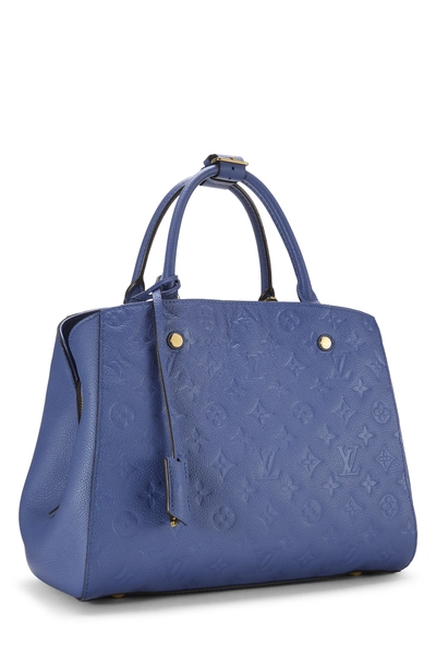 Louis Vuitton Blue Monogram Empreinte Montaigne MM — photo 2