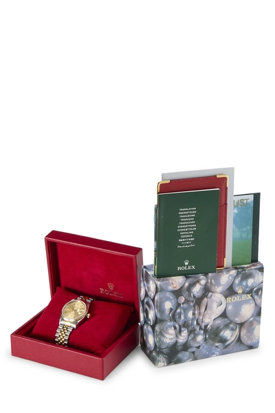 Stainless Steel Gold Dial Datejust 16233 36mm, , large