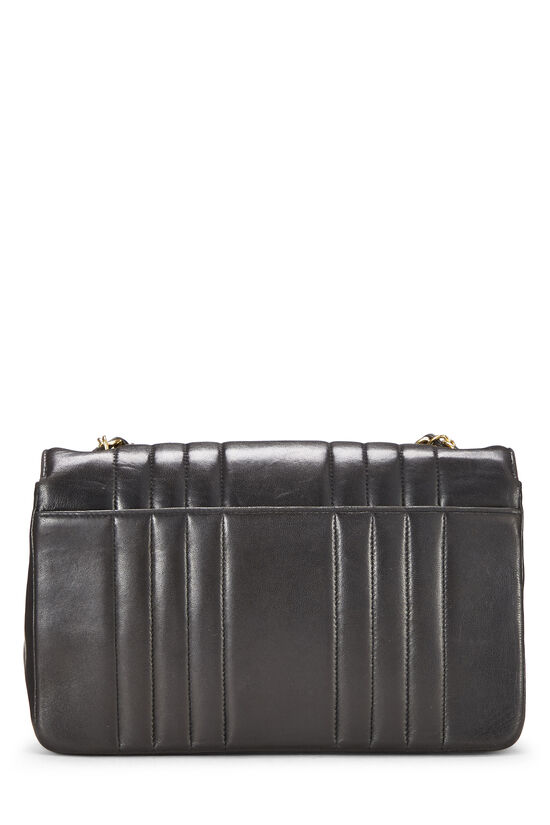 Black Vertical Lambskin Classic Flap Small, , large image number 4