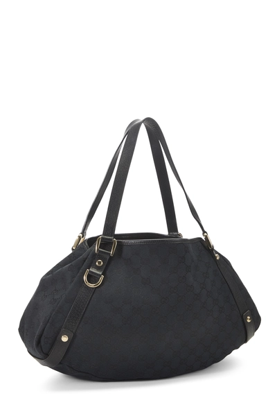Gucci Black GG Canvas Abbey Tote — photo 2