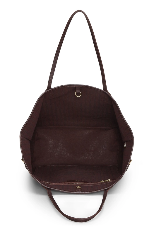 Burgundy Monogram Idylle Neverfull MM, , large image number 5
