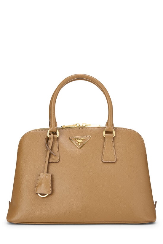 Brown Saffiano Promenade Medium, , large image number 0