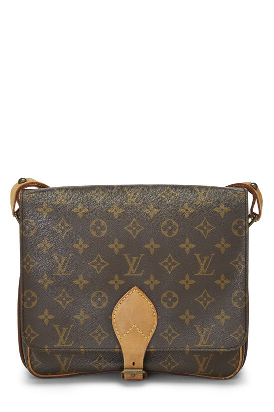 Shop for Louis Vuitton Monogram Canvas Leather Cartouchiere GM Shoulder Bag  - Shipped from USA