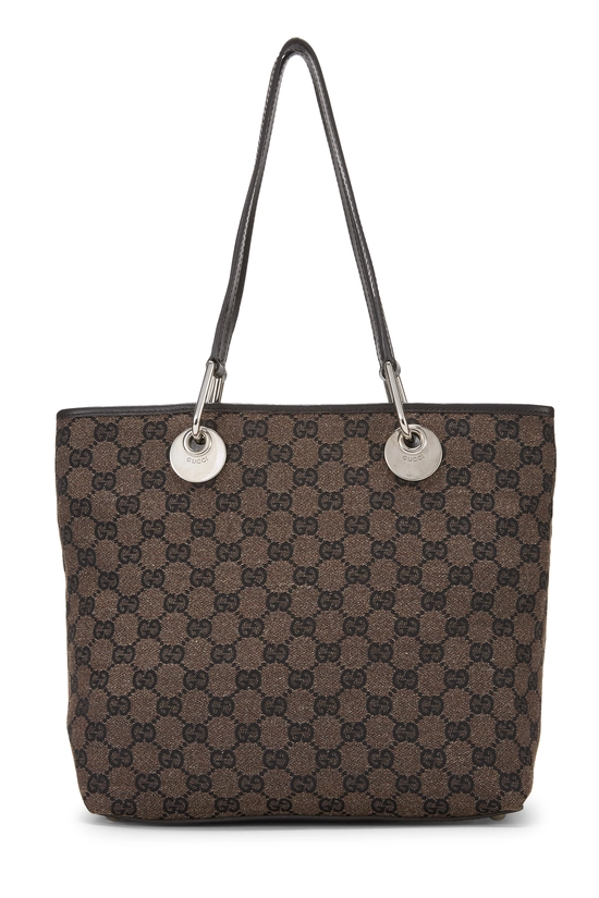 Brown GG Canvas Eclipse Bucket Tote, , large image number 0
