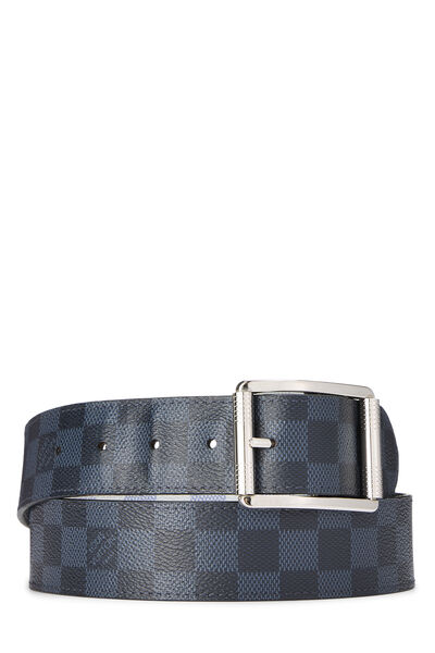Damier Cobalt Reverso Belt 100
