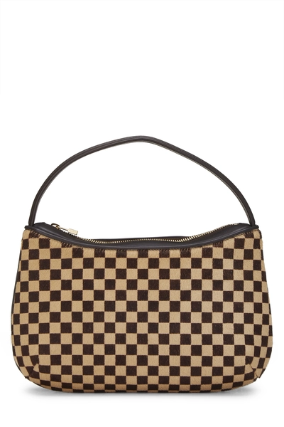 Brown Damier Sauvage Tiger Pochette