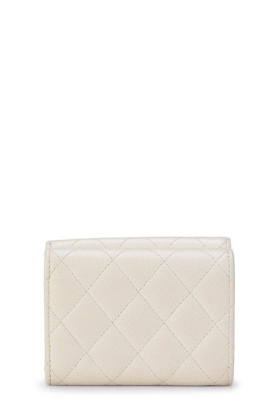 White Caviar Classic Flap Compact Wallet, , large image number 2