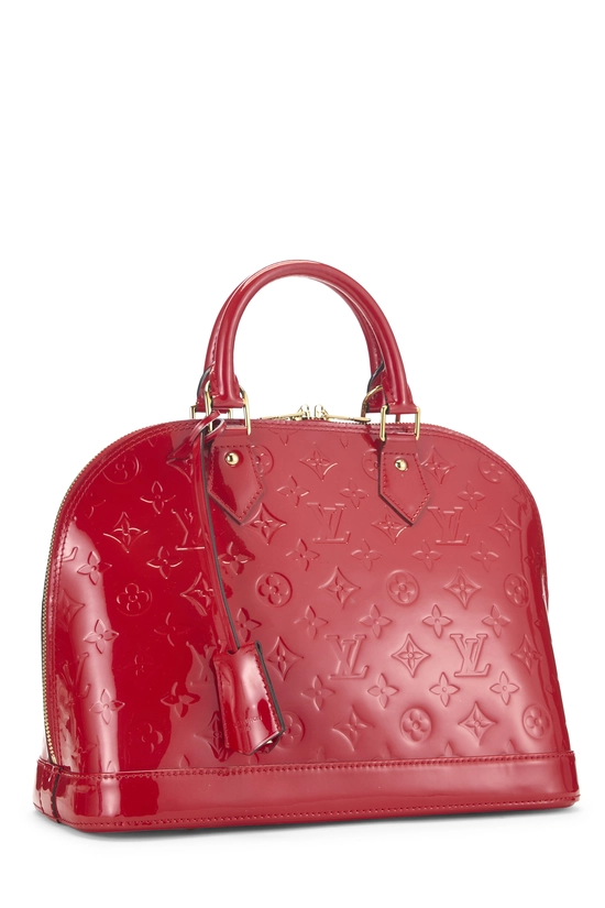 Red Monogram Vernis Alma PM NM, , large image number 1