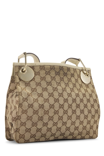 Gucci White Original GG Canvas Eclipse Messenger — photo 2