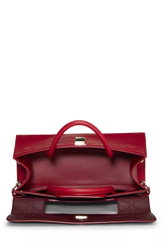 Red Calfskin Diorever Medium, , large image number 5