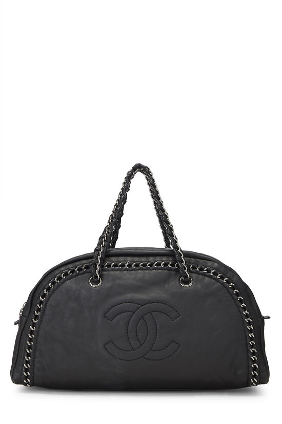 Chanel Black Calfskin Luxe Ligne Bowler Large Q6BIKO3PK5000 | WGACA