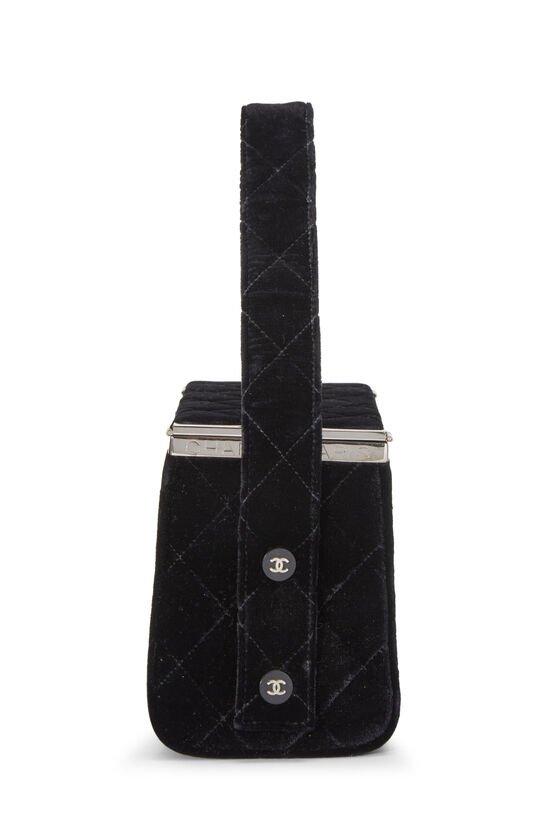 Chanel Black Quilted Velvet Box Vanity Small Q6AHAM39KH000