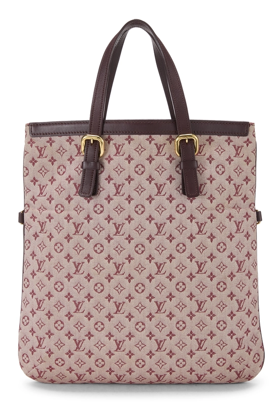 Burgundy Monogram Mini Lin Francoise, , large image number 0
