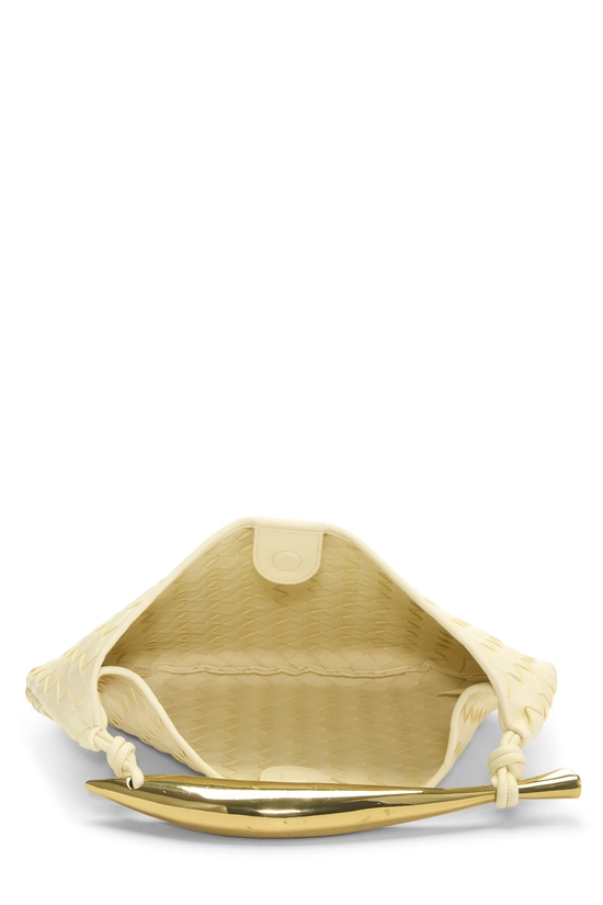 Yellow Intrecciato Sardine Bag, , large image number 5