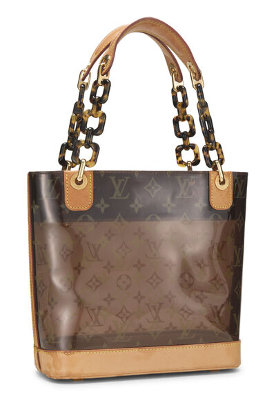 Brown Monogram Ambre Vinyl Cabas PM, , large