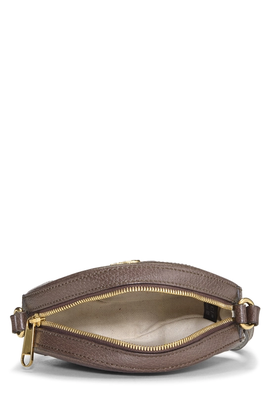 Brown GG Supreme Canvas Ophidia Round Bag, , large image number 5