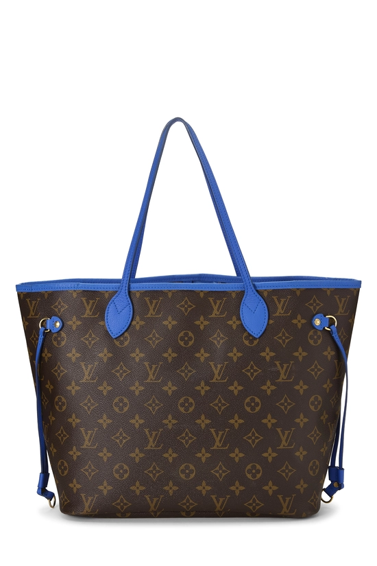 Pre-Owned Blue Monogram Canvas Ikat Flower Neverfull Tote MM
