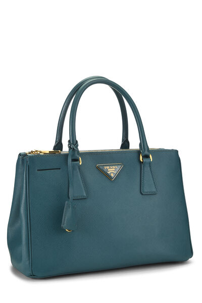 Green Saffiano Executive Tote Small, , large